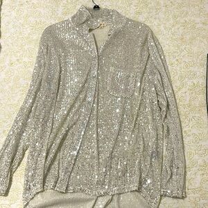 Brand new never worn sparkly sequence shirt